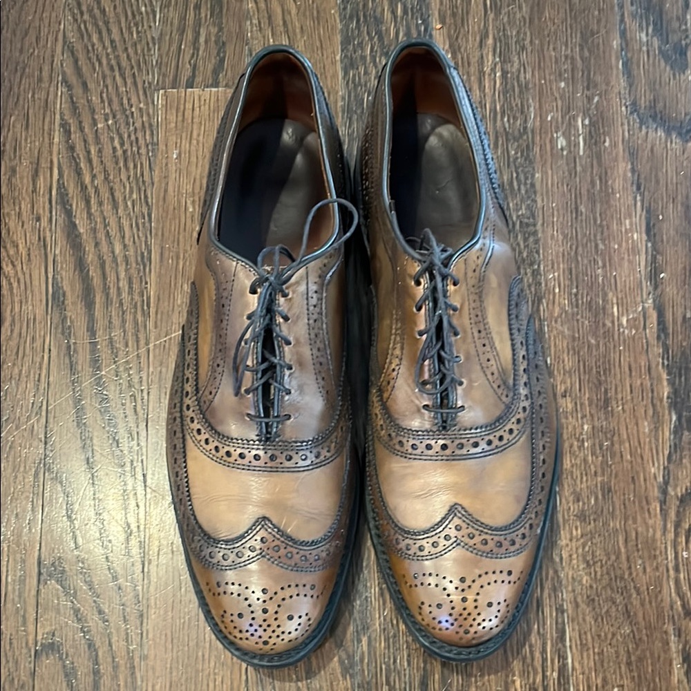 Allen Edmonds Brown Oxford Brogues Timeless Elegance